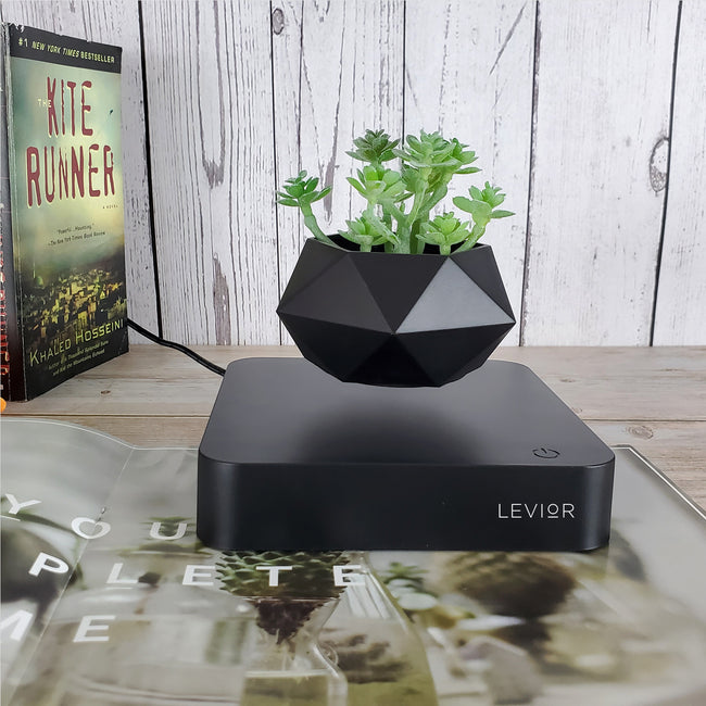 Murky Black Levitating Pot