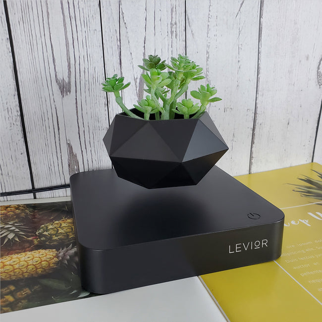 Murky Black Levitating Pot